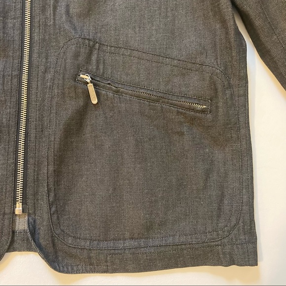CoStume NATIONAL HOMME men’s lightweight denim jacket with zipper details - Picture 6 of 9